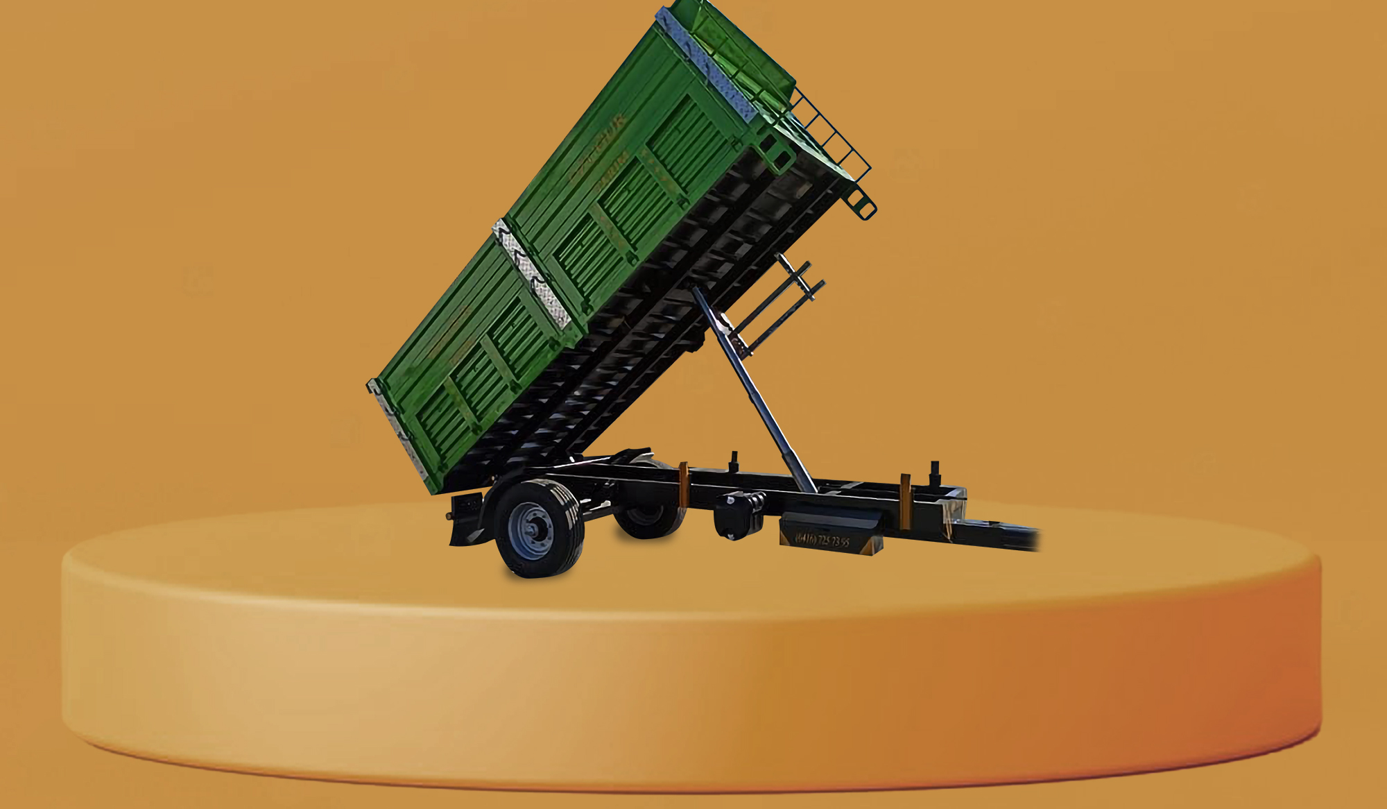 TEK DİNGİLLİ 10 TON'LUK RÖMORKLAR